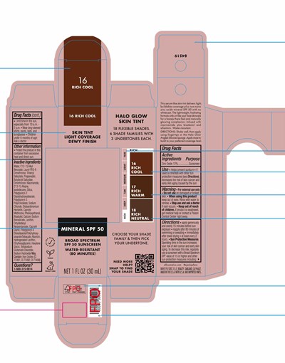 Packaging Label-84519 (84519upus S Halo Glow Skin Tint Spf 50   16 Rich Cool 091924 Vc2)